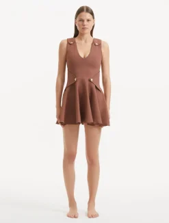 Rayan Brown Dress