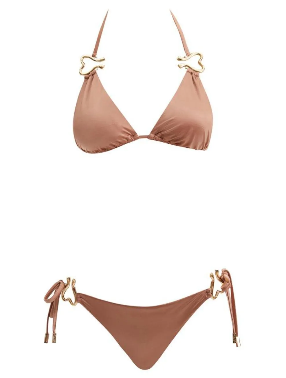 Rhea Brown Bikini Set