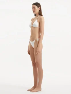 Rhea White Bikini Bottom