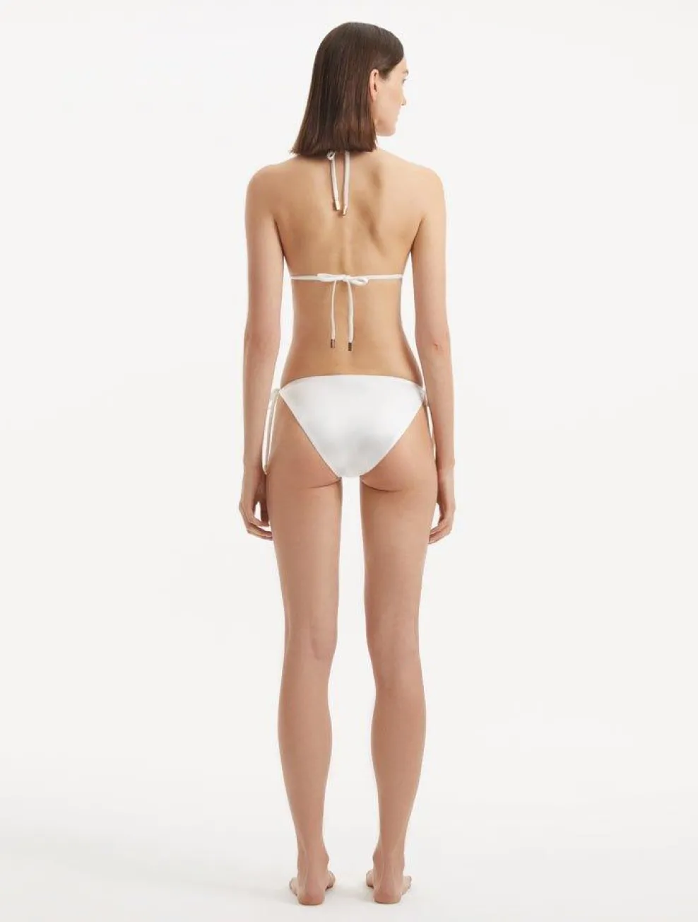 Rhea White Bikini Top
