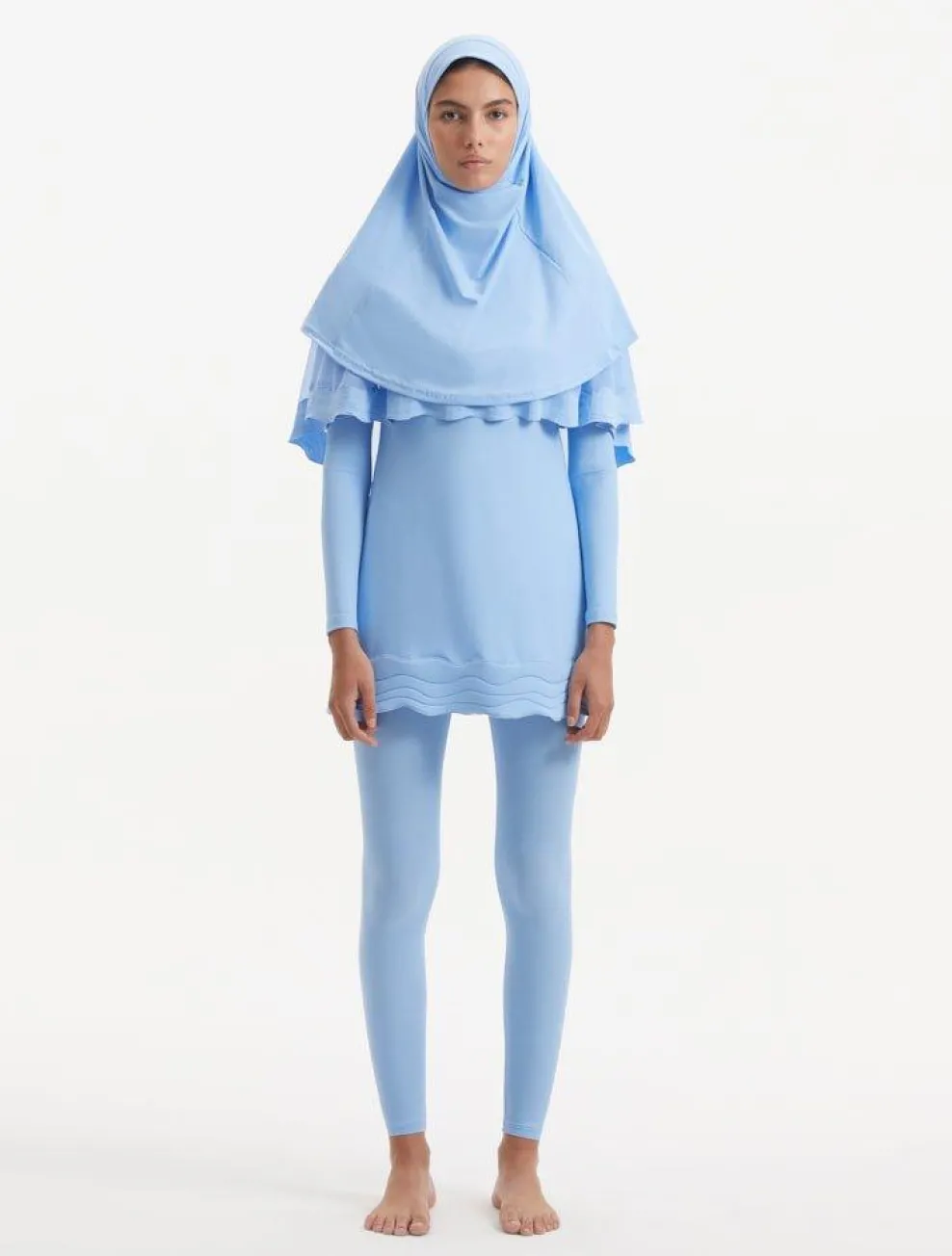 Risha Baby Blue Swim Hijab