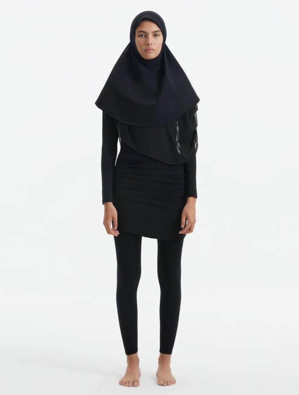 Risha Black Swim Hijab