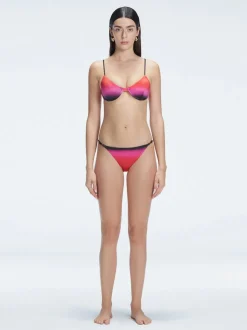 Rory Pink Optical Brazillian Bikini Bottom