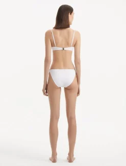 Salila White Bikini Top