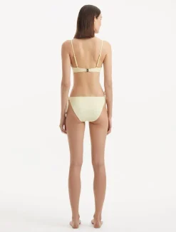 Salila Yellow Bikini Top