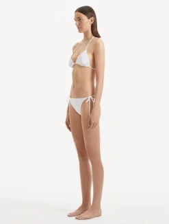 Sarita White Bikini Top