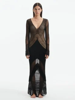 Sevval Sahin - Elba Black Dress