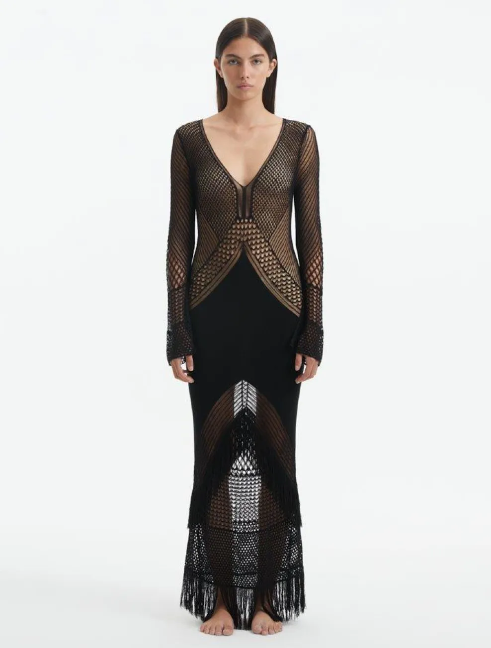 Sevval Sahin - Elba Black Dress