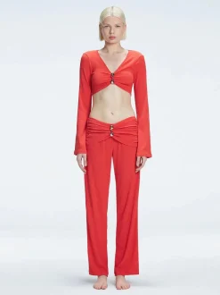 Sirenia Top and Helena Pants Red Set