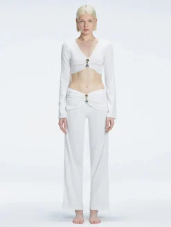 Sirenia Top and Helena Pants White Set