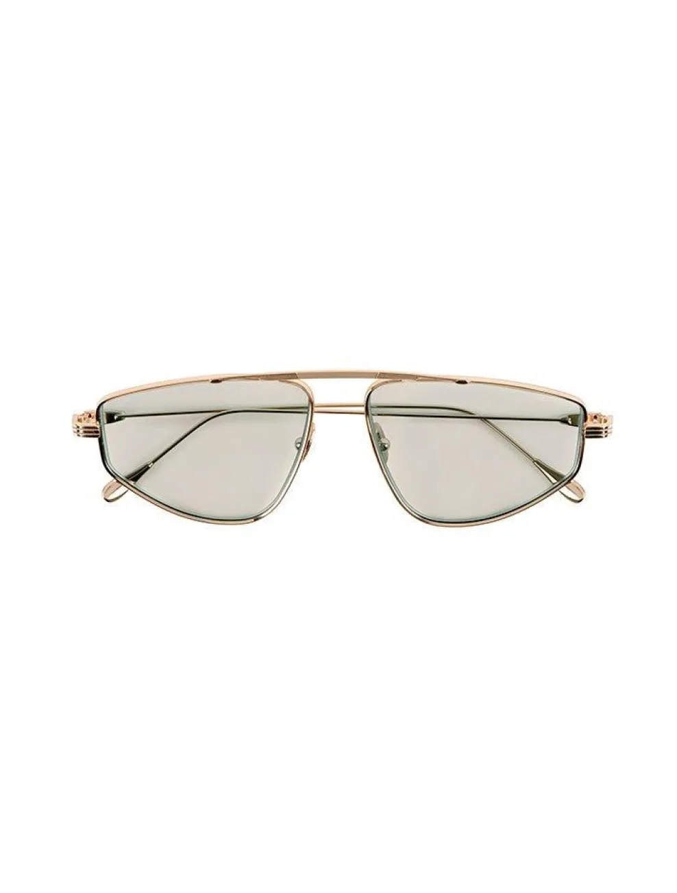 Sting Green Rose Gold Sunglasses