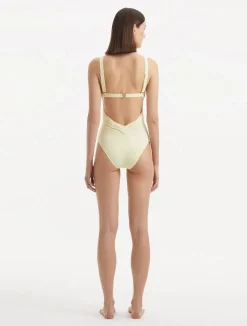 Virginia Stablum - Breena Yellow Swimsuit - Ephram Yellow Skirt
