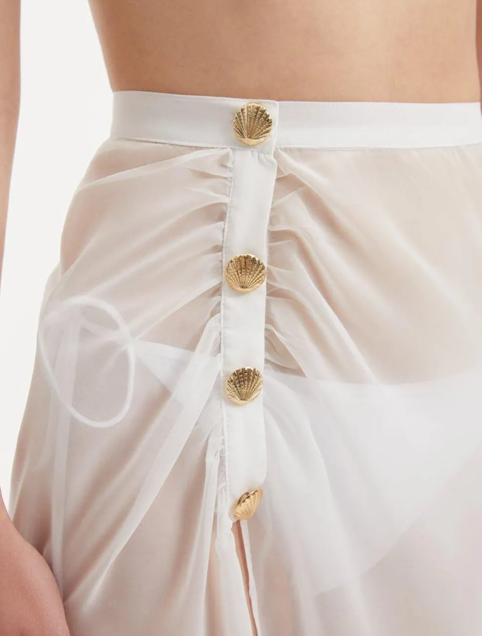 Xander White Skirt