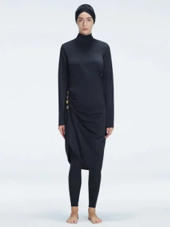 Yasmin Black Modest Swimwear